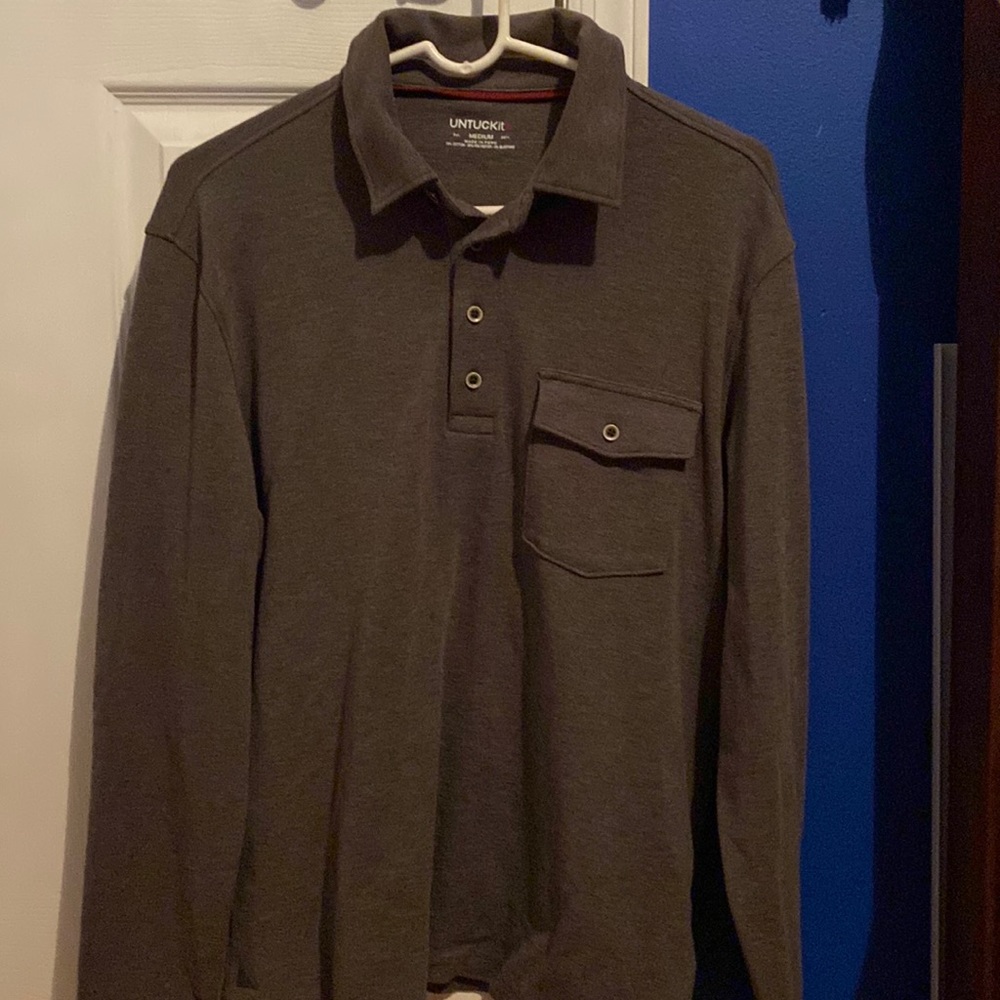 Untuckit button-down Soft, Casual Shirt with collar